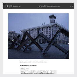 dekoder, Mila Teshaieva, Bildredaktion, picture editor Andy Heller 