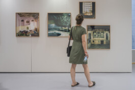 IRAN inside out group exhibition with Forough Alaei, Mashid Mohadjerin, Beatrice Minda, Sarah Sasani and Shirana Shahbazi curated by Andy Heller and Mirja Linnekugel Willy-Brandt-Haus, Berlin photography, video 